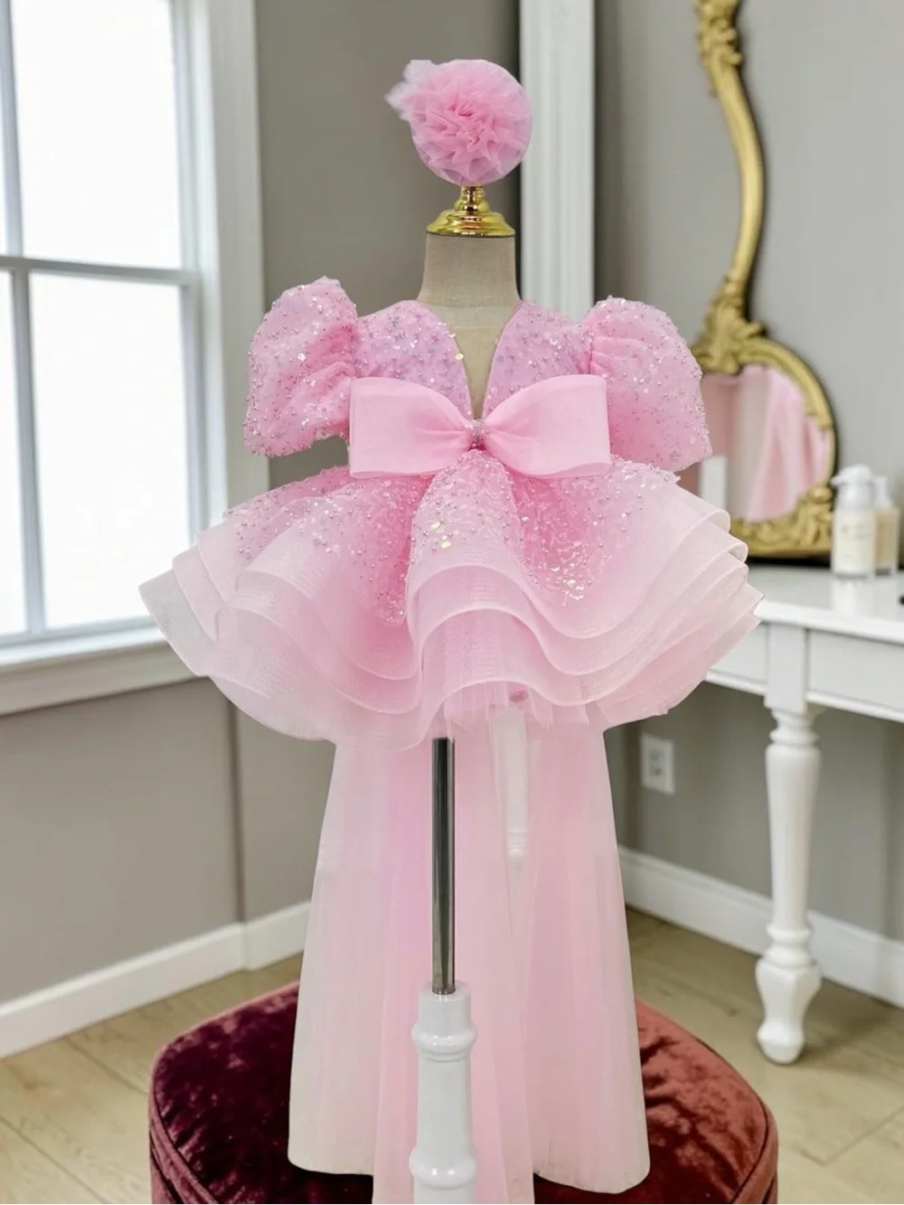 Sequins Princess Dress Toddler Girls